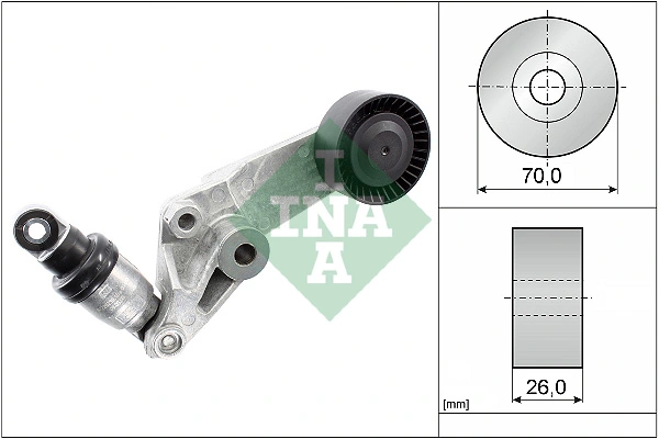 Belt Tensioner, V-ribbed belt